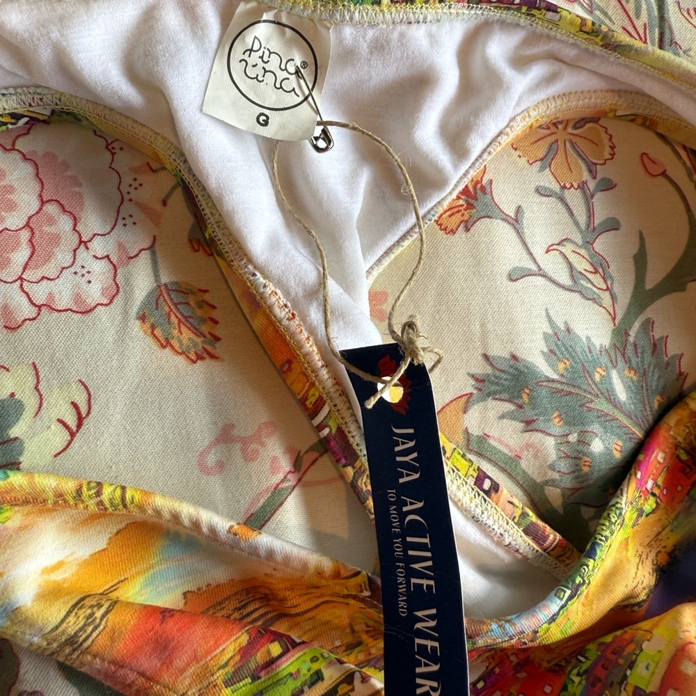 Lion Print Bikini Set San Lorenzo top brand new! - Picture 3 of 5